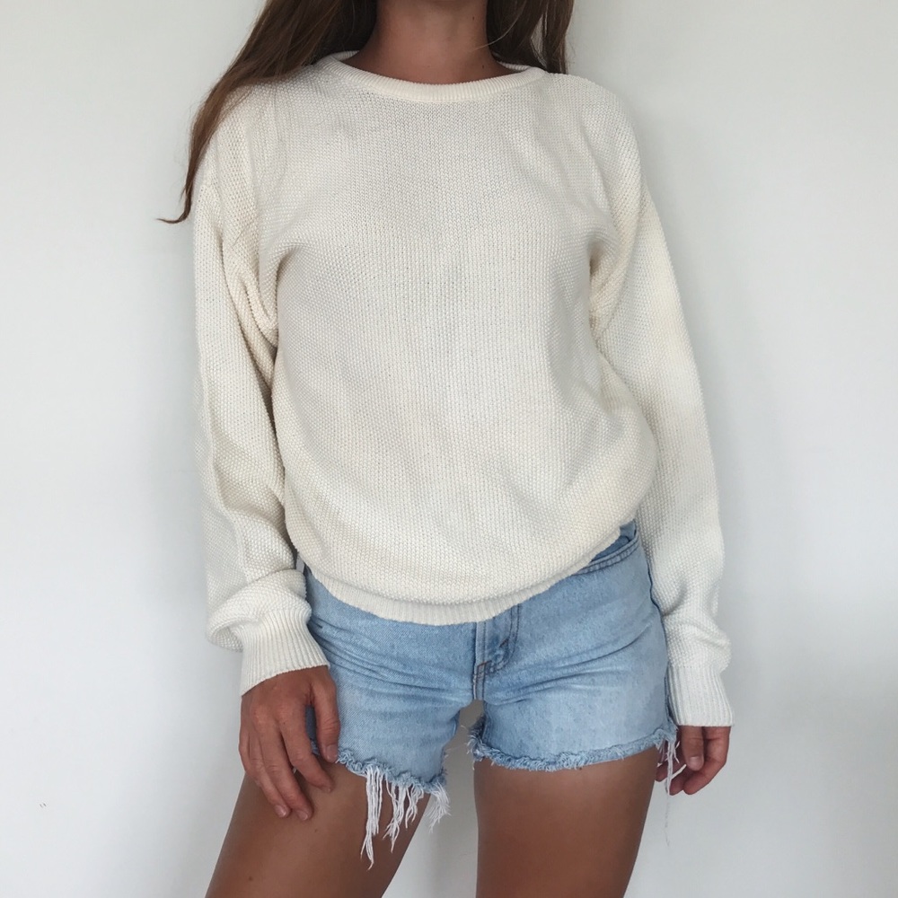 [SOLD] Talbots chunky knit crewneck sweater - Picture 4 of 5